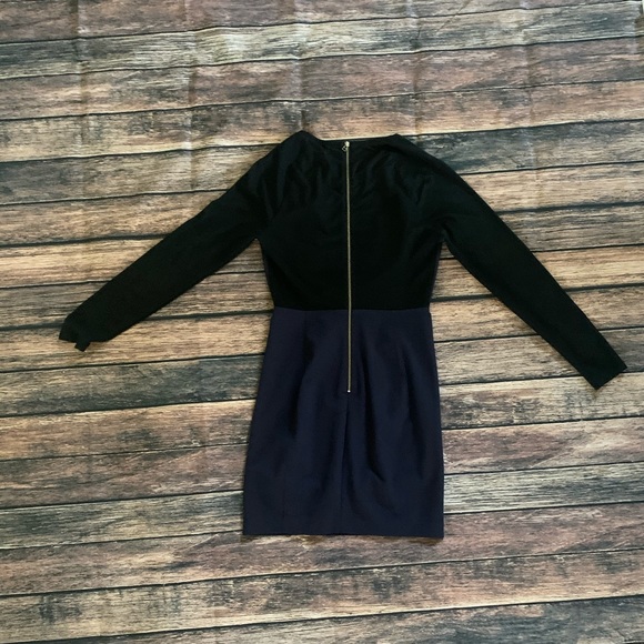 Aritzia Wilfred Black and Navy Blue Dress - Picture 6 of 12